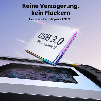 UGREEN Video Capture Card 4K HDMI Aufnahmekarte USB 3.0 mit Loop-Out
