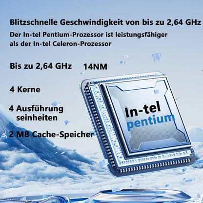 Morostron 16-Zoll Laptop – 8GB RAM, 256GB SSD, Win 11 Pro