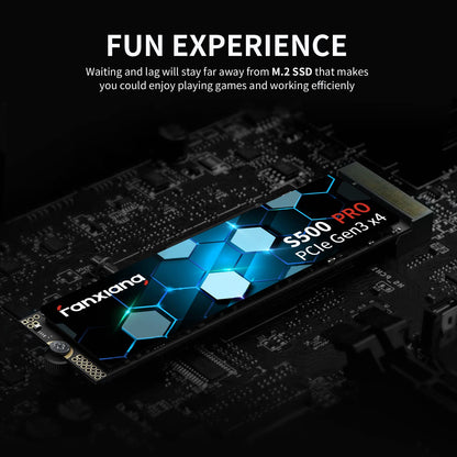 fanxiang S500Pro 512GB interne M.2 NVMe SSD PCIe 3.0, 2280