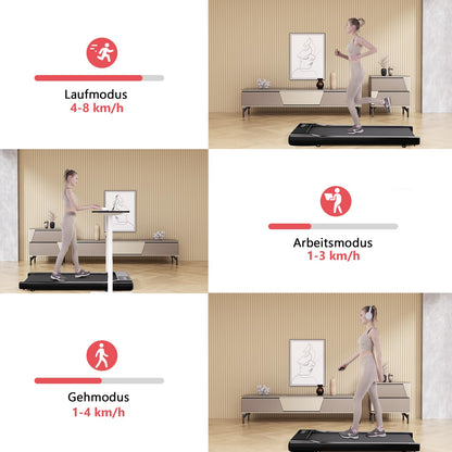 Superun Walking Pad Schreibtisch-Laufband - bis 159 kg