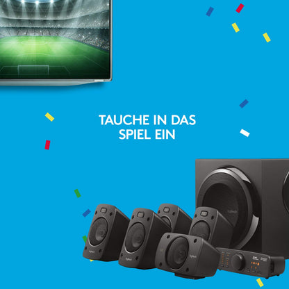 Logitech Z906 5.1 Surround Sound System Lautsprecher - Schwarz