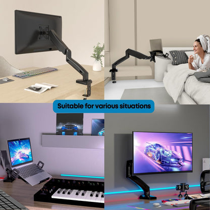 PUTORSEN Monitor Arm Laptop Halterung – 17-32" Monitor, 17" Laptop