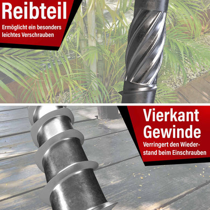 SCREW REBEL Terrassenschrauben 5 x 60 mm Edelstahl C1, 500 Stück