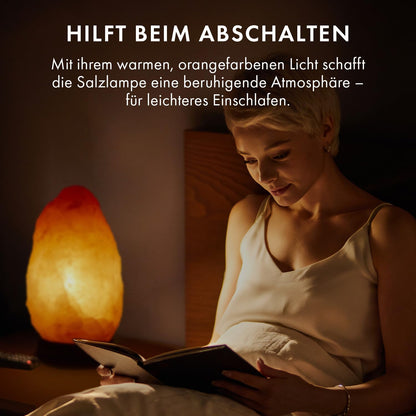 The Body Source Salzlampe 5-7 kg mit Dimmer und Holzständer