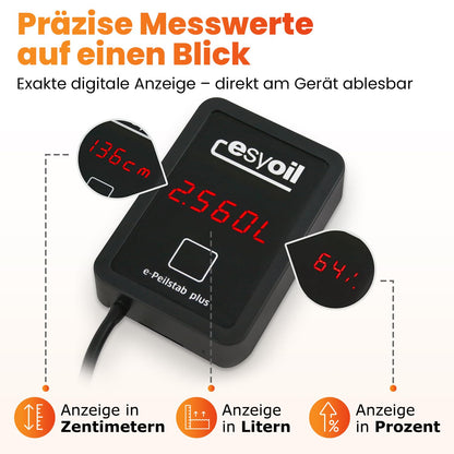 esyoil e-Peilstab - Digitale Füllstandsanzeige für Heizöltank