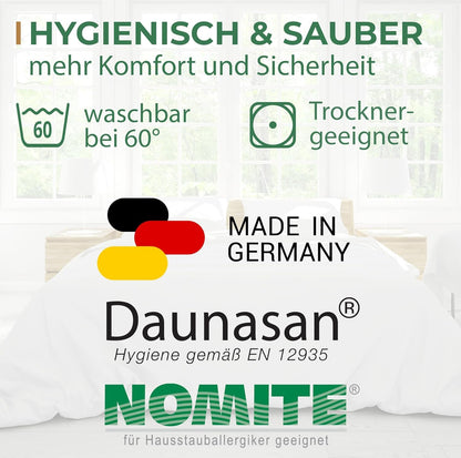 Federkissen Made in Germany Kopfkissen - 80x80 cm 2er Set