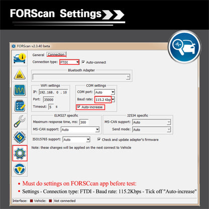 vLinker FS OBD2 USB Adapter für FORScan mit HS/MS-CAN Auto Switch