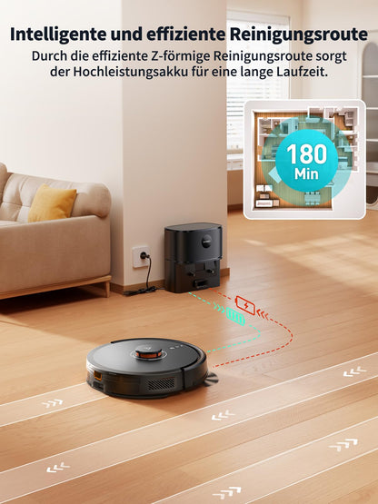 Airzeen Q10 Pro Saugroboter mit Wischfunktion und Absaugstation