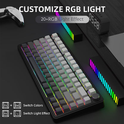 AJAZZ x Attack Shark X85 Mechanische Gaming-Tastatur - 75% kabellos RGB