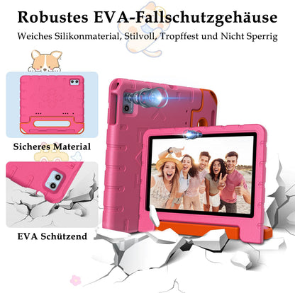 ZIOVO Kinder Tablet 10 Zoll Android 14 mit EVA Hülle - Rosa