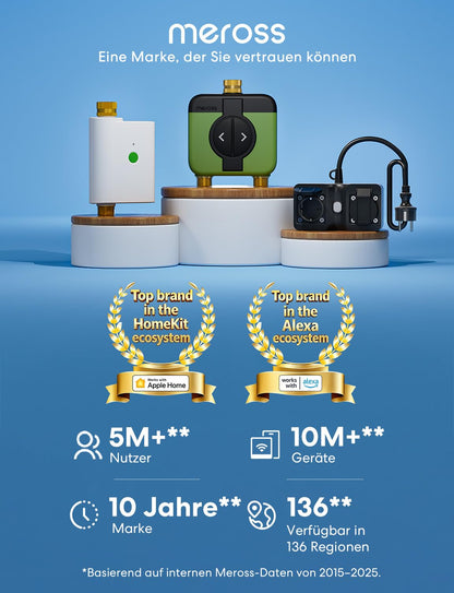 Meross Bewässerungscomputer WLAN MST100 mit App-Steuerung