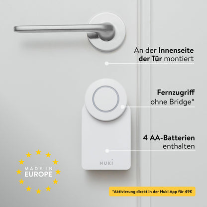Nuki Smart Lock Go (2025) Smartes Türschloss – Matter WLAN