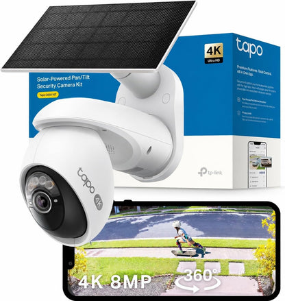 Tapo C660 KIT 4K Solar Überwachungskamera mit 360° KI-Tracking und Solarpanel