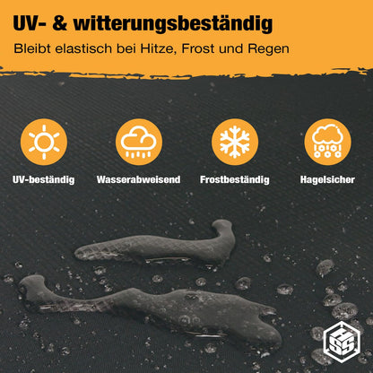 HSS EPDM Dachfolie Selbstklebend KSK Dachbahn - 5m² Schwarz