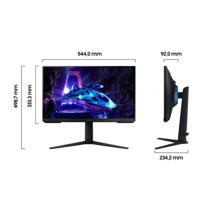 Samsung Odyssey G30D Gaming Monitor – 24 Zoll Full HD 180Hz