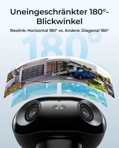 Reolink Argus 4 Pro 4K Solar Überwachungskamera mit Solarpanel