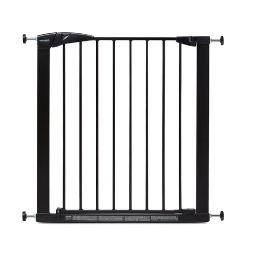 Munchkin Lindam Sure Shut Axis Türgitter zum Klemmen, 76–82 cm, schwarzes Stahlgitter für Türen und Treppen