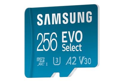 Samsung EVO Select 2024 microSD-Karte 256 GB mit SD-Adapter