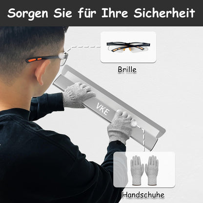 VKE Flächenspachtel Set 23-tlg. - mit Teleskopstange & Koffer