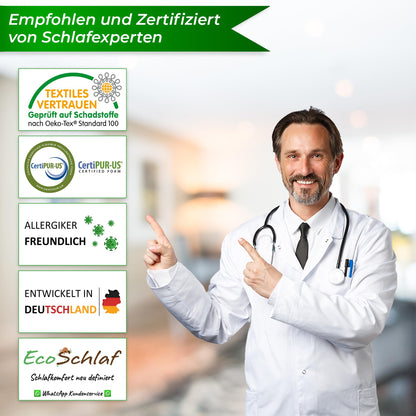 EcoSchlaf AirFlow Kopfkissen – ergonomisches Nackenkissen