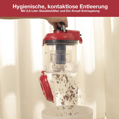 Akitas C10 Parkett-Staubsauger beutellos mit Hartbodendüse