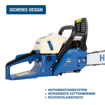 HYUNDAI CS6220G Benzin-Kettensäge - 51 cm Schwert 61.5 cm³