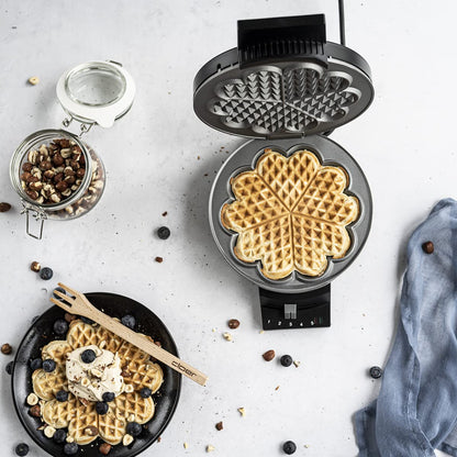 Cloer 180 Waffeleisen für eine Herzwaffel – schwarz