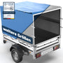 Tarpofix Anhänger Hochplane PVC 208x114x90 cm – Grau