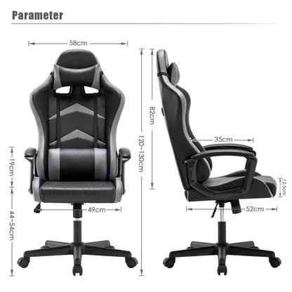 IntimaTe WM Heart Ergonomischer Gaming Bürostuhl – Grau