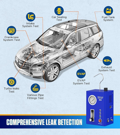 T105 Kfz Nebelmaschine Lecksucher für EVAP-Systeme 12V