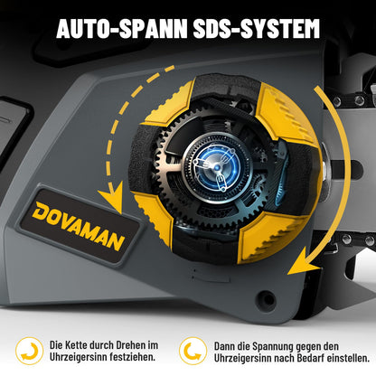 DOVAMAN DCS01A Elektro Kettensäge - 2400W 40cm Schwert