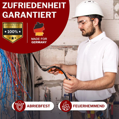MAS Premium H05VV-F Kunststoffschlauchleitung - 5G1 Schwarz 90m