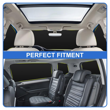 ZATOOTO Sonnenschutz Auto Set VW Touran 2016-2024 - Komplett