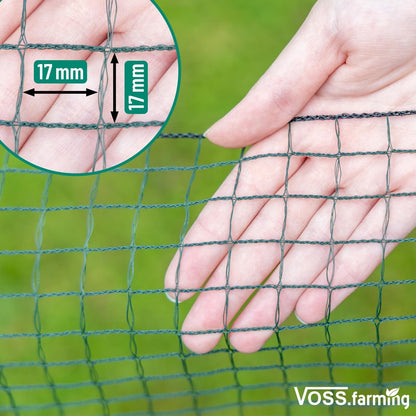 VOSS.farming Begrenzungszaun Classic ohne Strom, 15 m, 90 cm, grün