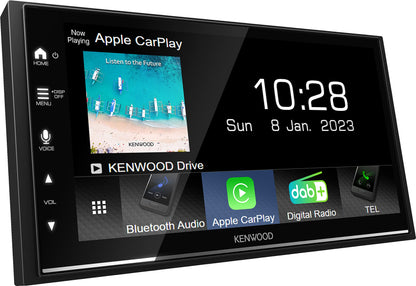 KENWOOD DMX7722DABS AV-Receiver - 6,8" CarPlay/Android Auto/DAB+