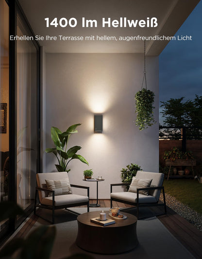 Govee Outdoor UpDown Wandleuchte RGBICWW Matter - 2er-Pack