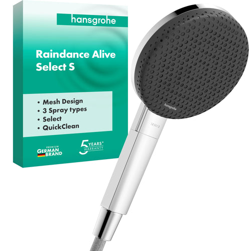 hansgrohe Raindance Alive Select S Handbrause 3 Strahlarten Chrom