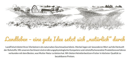 Landfleisch Classic Hundenassfutter – 30x400g 10-Sorten Mix