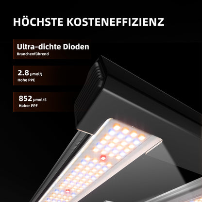 Spider Farmer G3000 LED Pflanzenlampe 300W Vollspektrum dimmbar