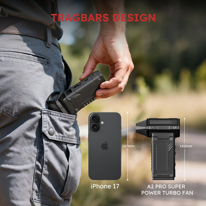 Anruzon A2Pro Elektrisches Staubgebläse, 12000 mAh, 8-Gang