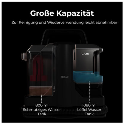 Zedar C600 Polsterreiniger – kompakter Waschsauger, 750 Watt