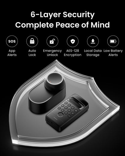 SwitchBot Smart Lock Ultra mit Keypad Vision, 3D-Gesichtserkennung