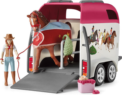 Schleich HORSE CLUB Abenteuer mit Auto und Pferdeanhänger 42535