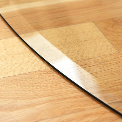 raik Glasplatte Bodenplatte Funkenschutz – 120x130 cm Facette Zunge