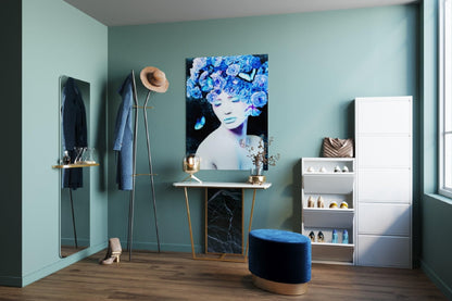 Kare Design Schuhschrank Caruso - Weiss, 5 Klappen schmal
