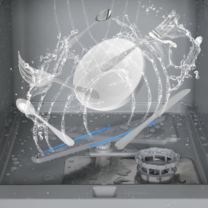 YU YUSING Mini Geschirrspüler mit 5L Wassertank – Tisch Weiss