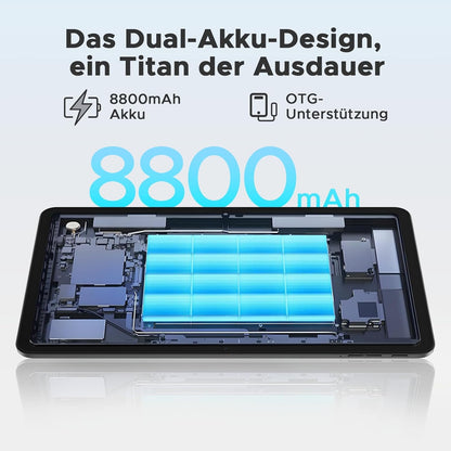 DOOGEE T36 neues Android 15 Tablet 12 Zoll - 4G LTE