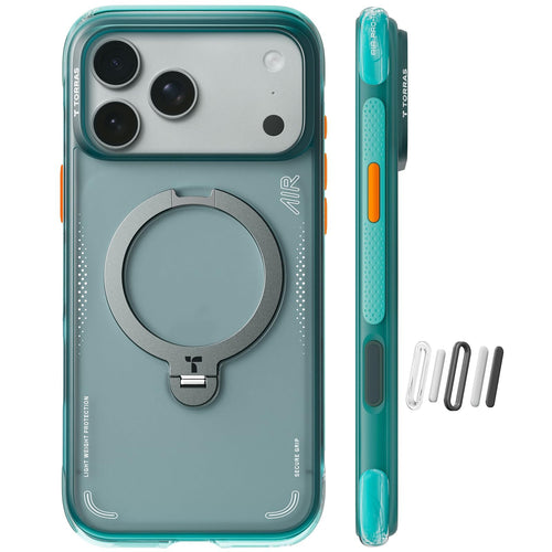 TORRAS Ostand Q3 Air Schutzhülle für iPhone 17 Pro Max - Gletscher Blau