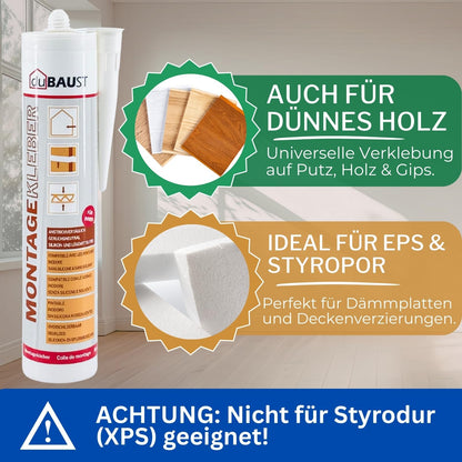 dubaust Montagekleber Universal AMK24, weiss, 12 x 511 g