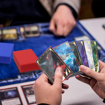 Mlikero Kartenhüllen 1000 Stück, 10 Farben, 66 x 91 mm für MTG